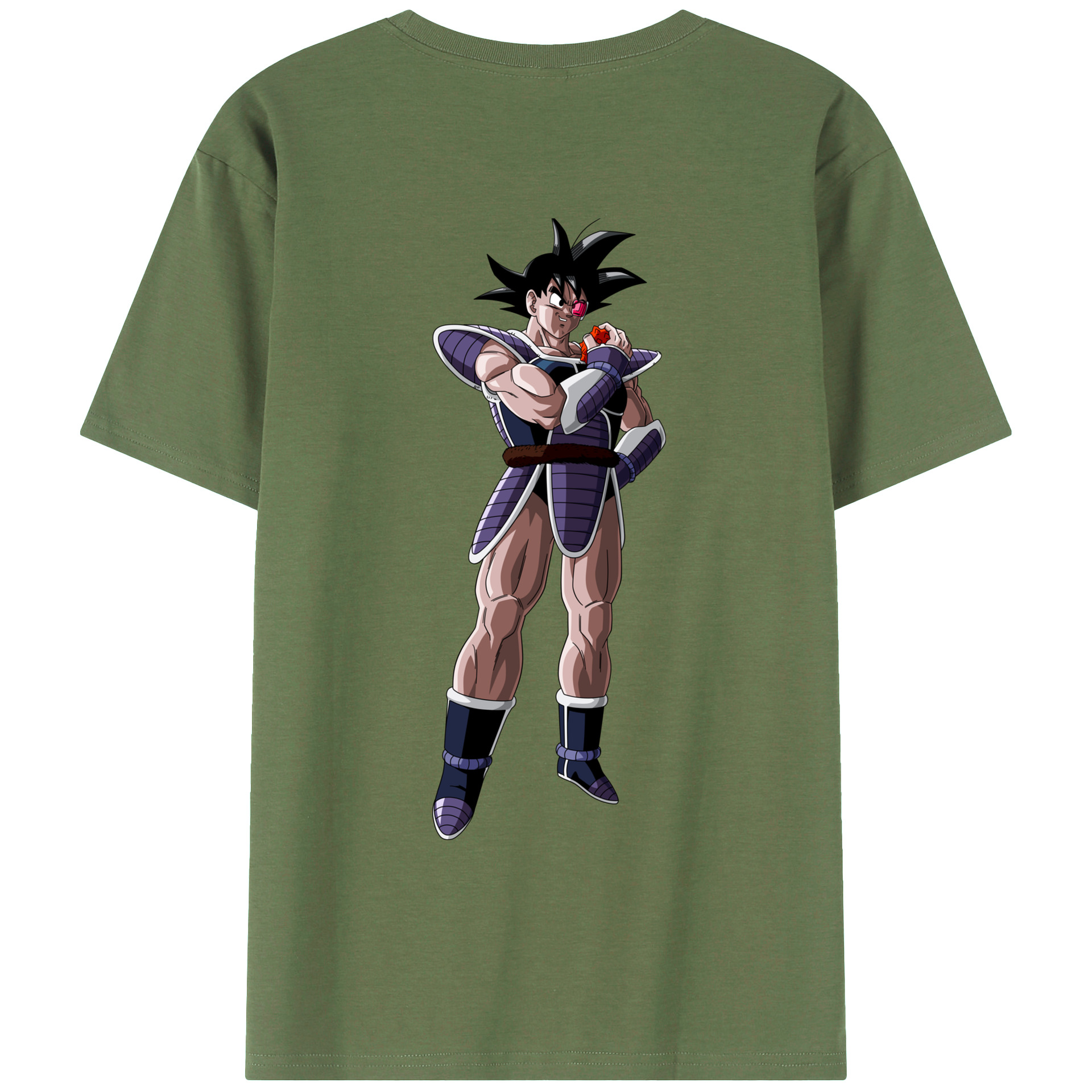 （画像用） ドラゴンボール 孫悟空（そん ごくう）Son Goku カカロット DRAGON BALL Kakarotto 綿100％ メンズ半袖Tシャツ（バックプリント） 通気性